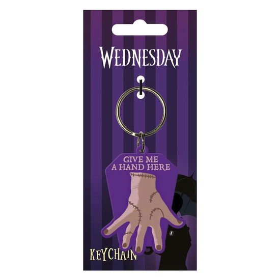 Wednesday - Wednesday (Give Me A Hand) Rubber Keychain