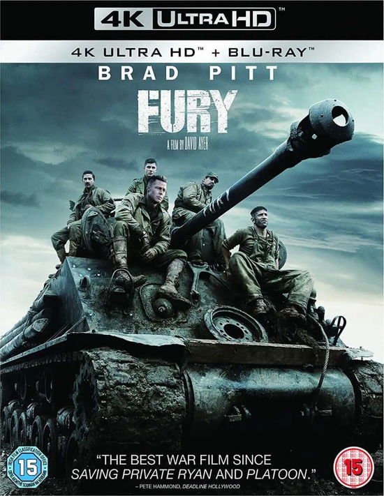 Fury (4k Blu-ray) - Fury Blu-ray
