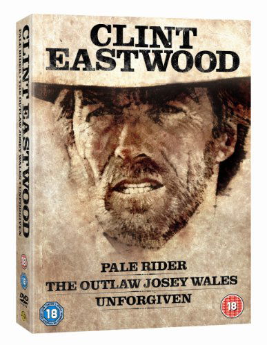 Clint Eastwood Wstrn Triple Dvds - Pale Rider Unforgiven Outlaw Josey Wales DVD