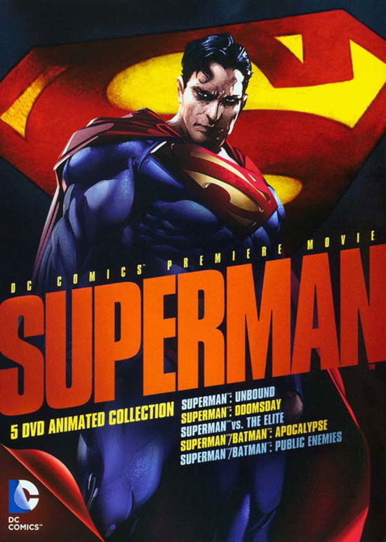 Superman Animated Collection Dvds - Superman 5 Dvd Animated Collection DVD