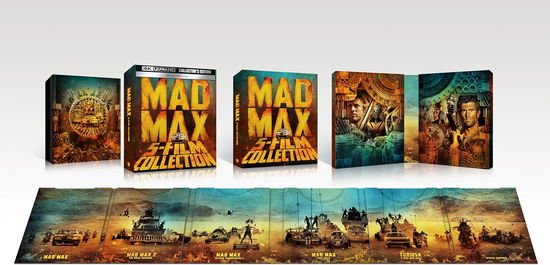 Mad Max 1 to 5 Limited Collectors Edition 4K Ultra HD - Mad Max 5 Film Collection Blu-ray