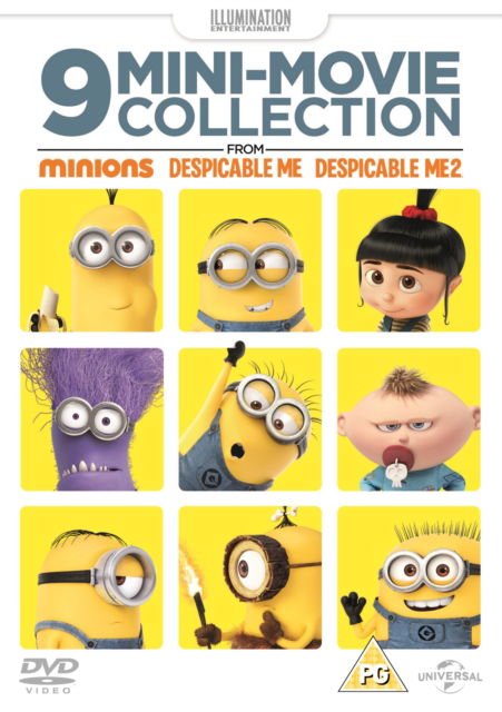 Illumination 9 Mini Movie Col. DVD - 9 Mini-Movie Collection From Minions. Despicable Me 1 & 2 DVD