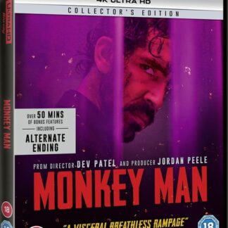 Dev Patel - Monkey Man Blu-ray