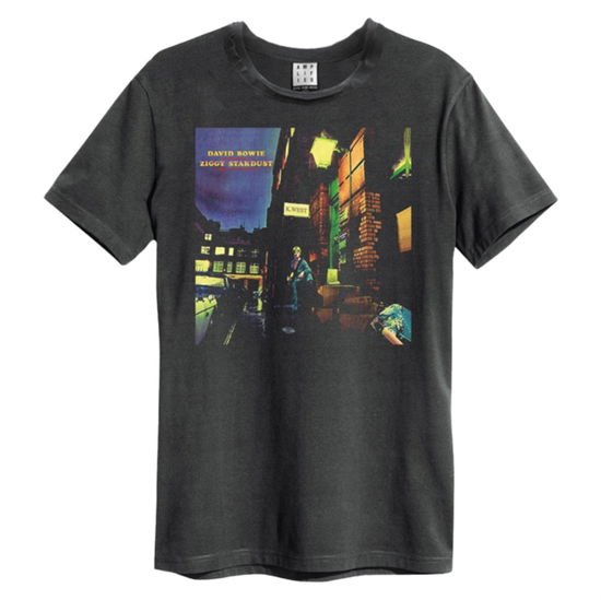 DAVID BOWIE David Bowie - Ziggy Stardust Amplified X Large Vintage Charcoal T Shirt Merch