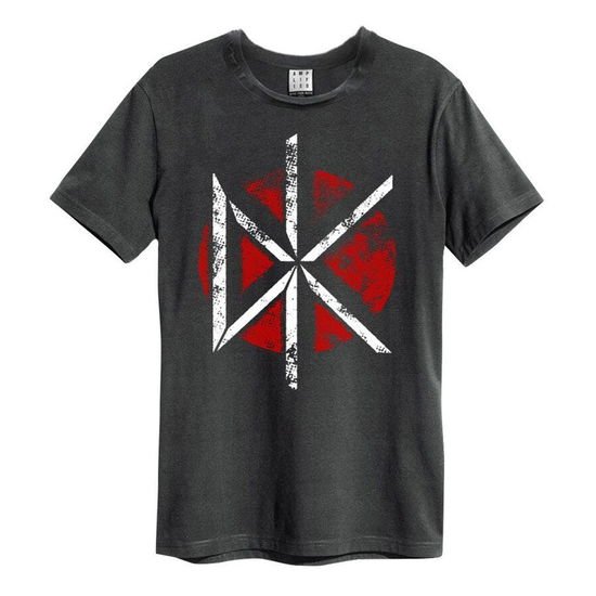 DEAD KENNEDYS Dead Kennedys Logo Amplified Vintage Charcoal Small T Shirt Merch