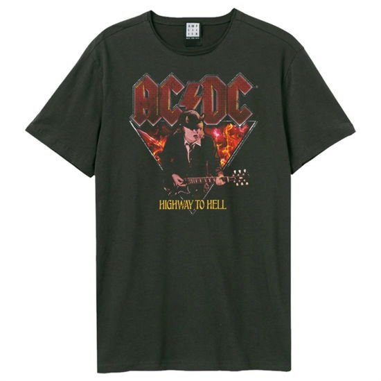 AC/DC AC/DC Highway To Hell Amplified Vintage Charcoal X Large T Shirt Merch