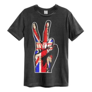 The Who - The Who Union Jack Hand Amplified Vintage Charcoal Small T Shirt