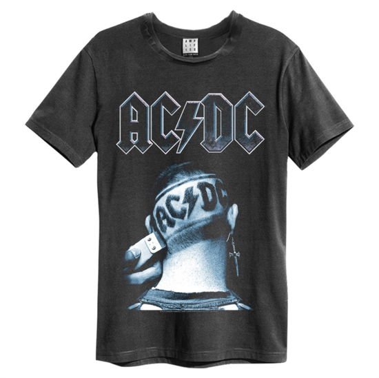 AC/DC - AC/DC - Clipped Amplified Vintage Charcoal Large T-Shirt