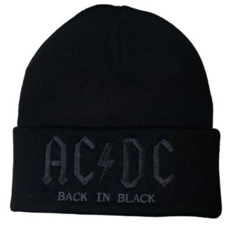 AC/DC Acdc - Back In Black Beanie Merch