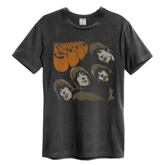 BEATLES Beatles Rubber Soul Amplified Vintage Charcoal X Large T Shirt Merch