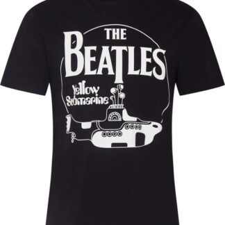 BEATLES The Beatles - Yellow Sub 2 Tour Amplified Vintage Black Large T Shirt Merch