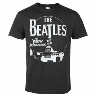 BEATLES The Beatles - Yellow Sub 2 Tour Amplified Vintage Charcoal Medium T Shirt Merch