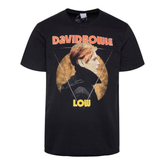 DAVID BOWIE David Bowie - Low Amplified Vintage Charcoal Xx Large T-Shirt Merch