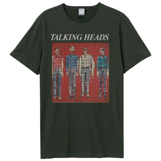 Talking Heads - Talking Heads Buildings And Food Amplified Vintage Charcoal Small T Shirt