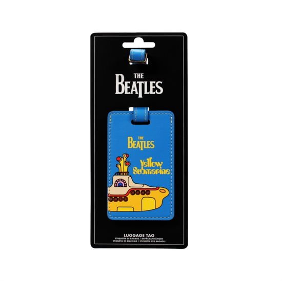 BEATLES Luggage/Bag Tag Pu - The Beatles (Yellow Submarine) Merch