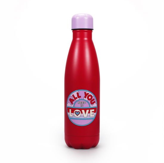 The Beatles - Water Bottle Metal (500ml) - The Beatles (All You Need) Book