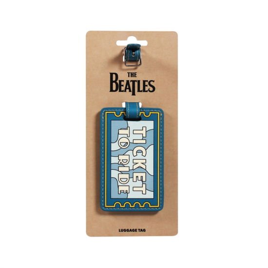 The Beatles - Luggage / Bag Tag Pu - The Beatles (Ticket To Ride)