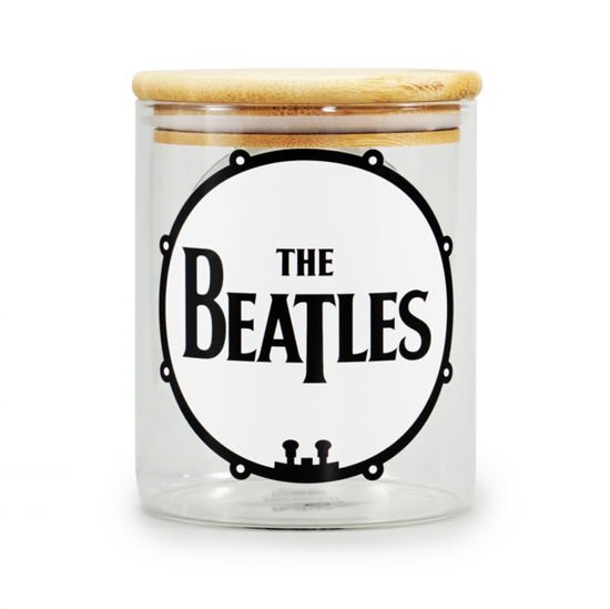 BEATLES Storage Jar Glass (750Ml) - The Beatles (Logo) Merch