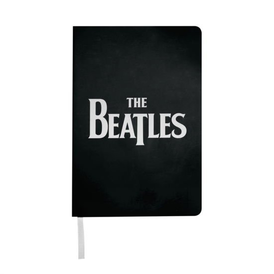 BEATLES A5 Notebook (Softcover) - The Beatles (Logo) Black Merch
