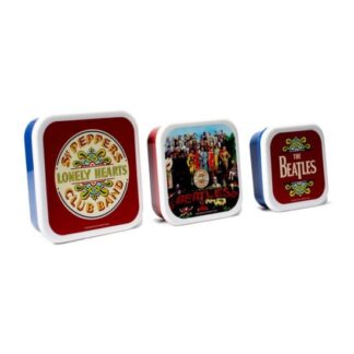 BEATLES Snack Boxes Set Of 3 - The Beatles (Sgt. Pepper) Merch