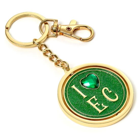 Wicked - Wicked I Love Emerald City Spinning Keyring