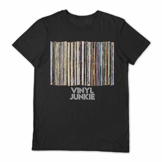 Vinyl Junkie - Vinyl Junkie Black X Large T Shirt