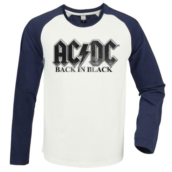 AC/DC - Ac/Dc Back In Black Vintage White / Navy Xx Large Baseball Jersey