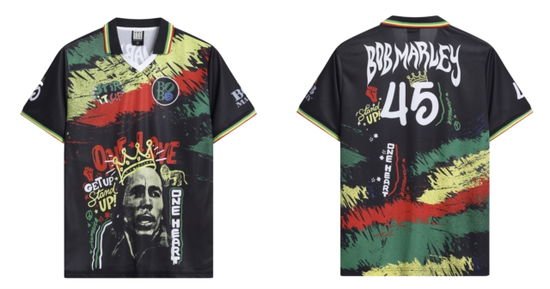 BOB MARLEY Bob Marley One Love Rock Fc Football Shirt Medium Merch