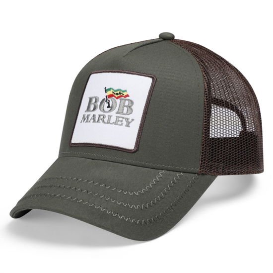 BOB MARLEY Bob Marley Trucker Cap Green Merch