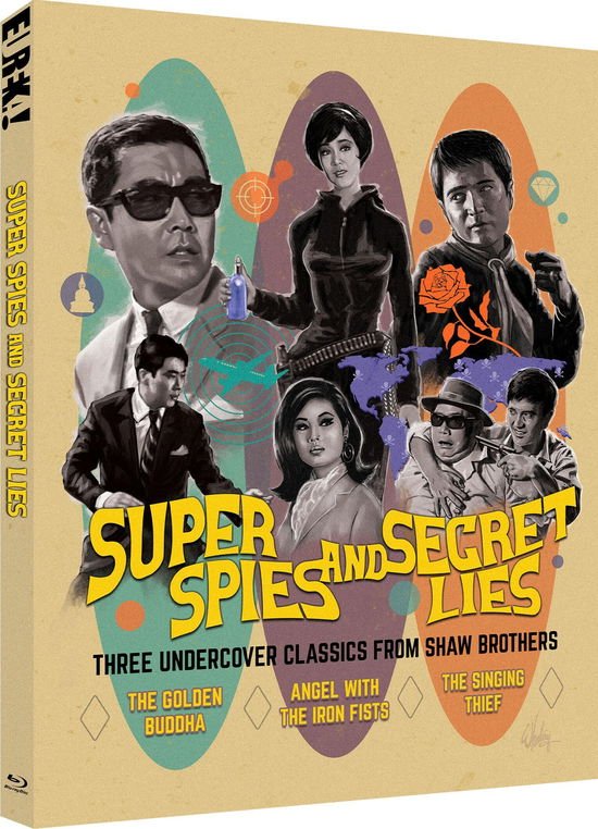 SUPER SPIES AND SECRET LIES Eureka Classics Bluray - Super Spies And Secret Lies - Shaw Brothers Collection Limited Edition Blu-ray