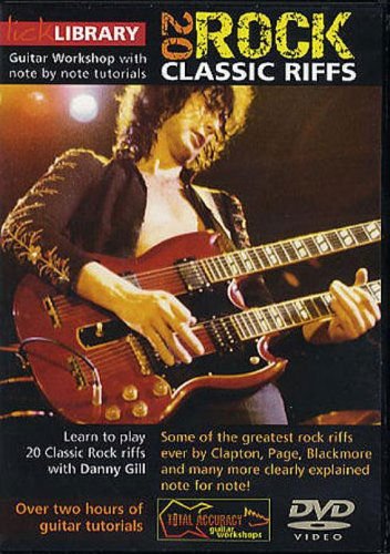 Instructional - Lick Library 20 Classic Rock Riffs Gtr D DVD
