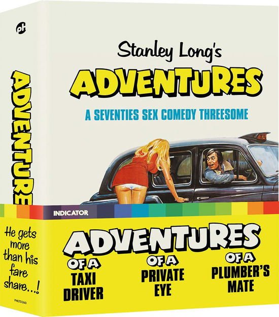 Stanley Longs Adventures Collection Ltd BD - Stanley Longs Adventures: A Seventies Sex Comedy Threesome Blu-ray
