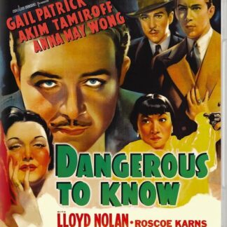 Dangerous to Know Limited Edition BD - Dangerous To Know Blu-ray