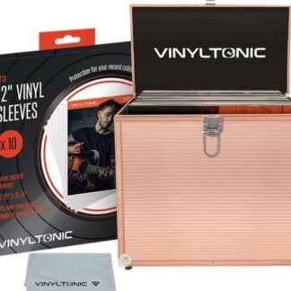 Vinyltonic - Vinyl Tonic Rose Gold LP Case (With Cloth & 10Pk Sleeves)