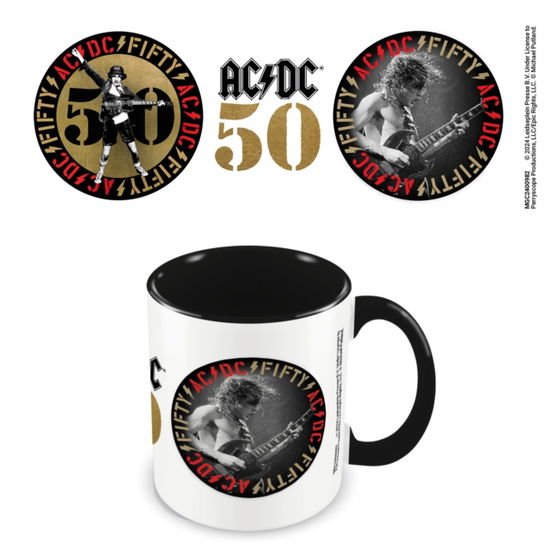 AC/DC - Ac/Dc (50th Anniversary) Black Coloured Inner Pod Mug