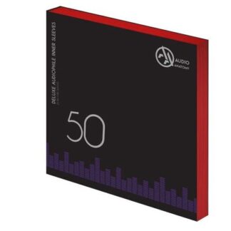 Audio Anatomy - 50 x 12" Deluxe Audiophile Antistatic Inner Sleeves (Red) 1LP