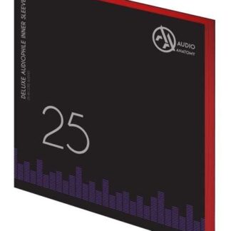 Audio Anatomy - 25 x 12" Deluxe Audiophile Antistatic Inner Sleeves (Red) 1LP