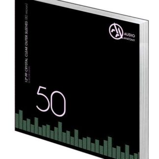 Audio Anatomy - 50 x 12" PP Crystal Clear Outer Sleeves (80 micron)