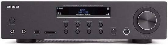 Aiwa - Aiwa Hi-Fi Amplifier AMU-120BTBK (Black)