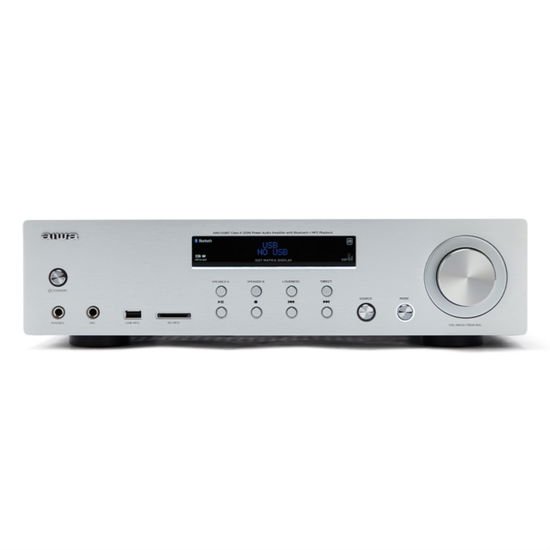 Aiwa - Aiwa Hi-Fi Amplifier AMU-120BTSL (Silver)