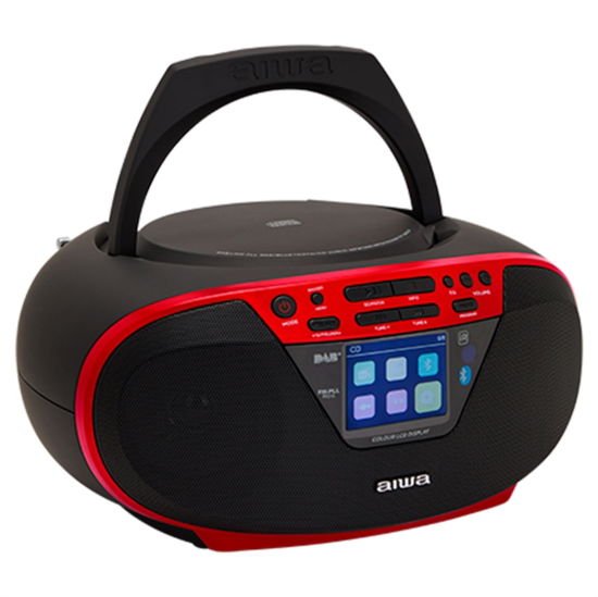 AIWA Aiwa Portable BoomBox (CD/DAB+/MP3/BT Player) Red Accessories