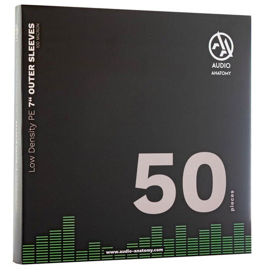 Audio Anatomy - 50 x 7" PE Low Density Outer Sleeves (100 Micron)