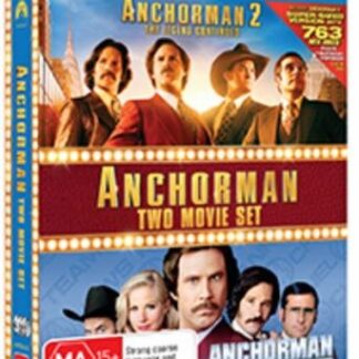 Anchorman 1 2 - Anchorman: 2 Movie Pack (Anchorman: the Legend of Ron Burgundy / Anchorman 2: the Legend Continues) Blu-ray
