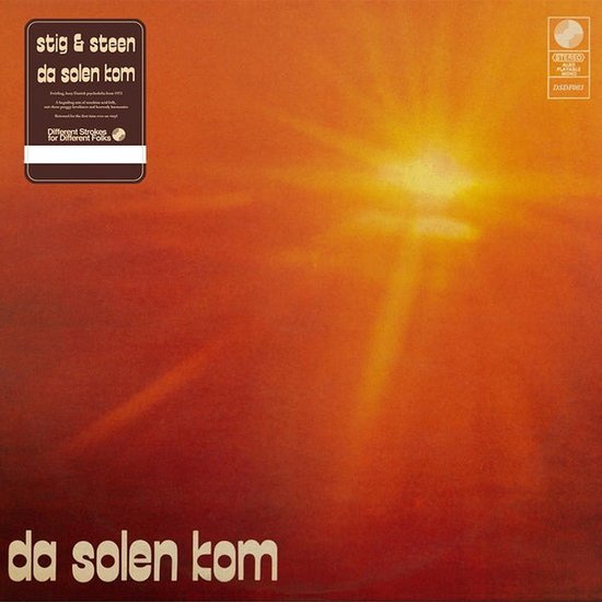 Stig & Steen - Da Solen Kom 1LP