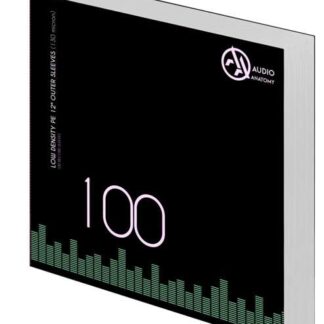 Audio Anatomy - 100 x 12" PE Low Density Outer Sleeves (130 Micron) OUTERSLEEVES
