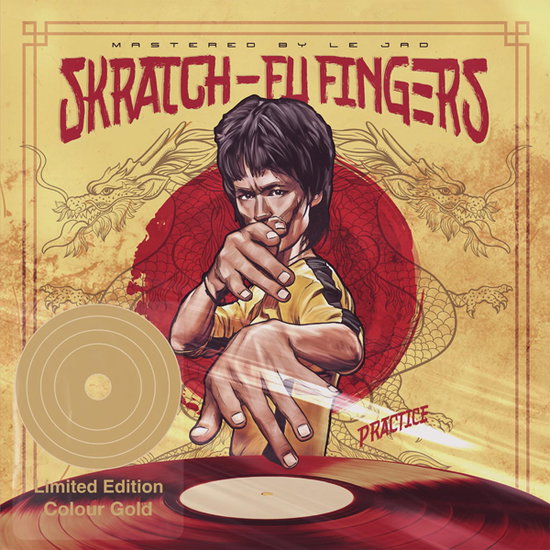 DJ T-KUT - SKRATCH FU-FINGERS PRACTICE 7" GOLD 1-LP 45lik