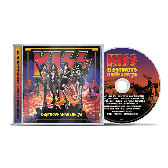 Kiss - Kiss Destroys Anaheim '76 1-CD