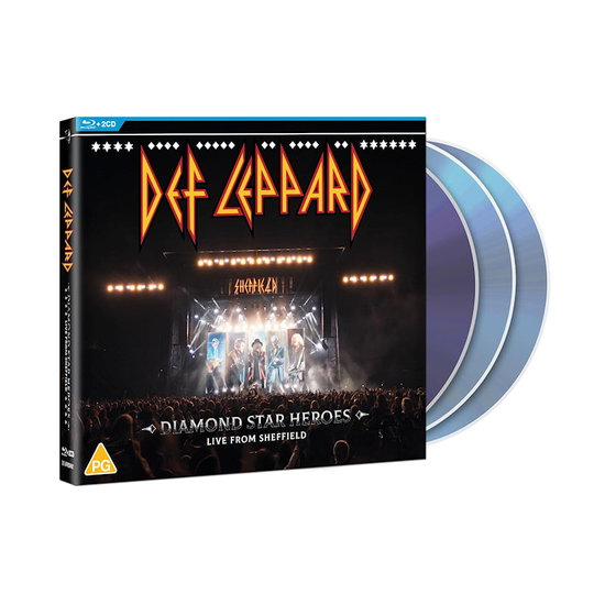 Def Leppard - Diamond Star Heroes Live from Sheffield 3-CD/BLU-RAY