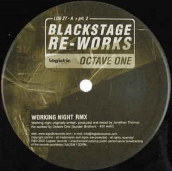 Octave One & Losoul & Dbx & Cabanne - Blackstage Reworks Part.2 1-LP