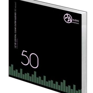 Audio Anatomy - 50 x 12" PP Crystal Clear Outer Sleeves (80 micron) OUTERSLEEVES